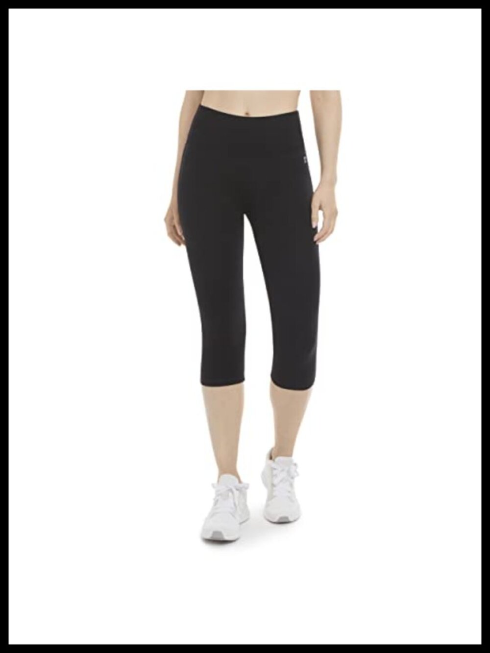 High Waist Crop Leggings Women Cotton Stretch 4-Way Sweat-Wicking Yoga
